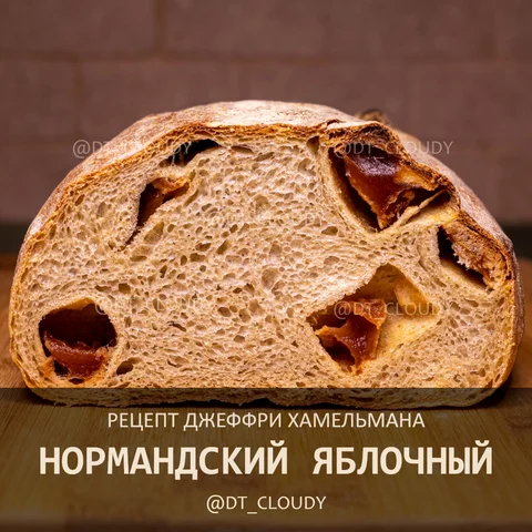 Нормандский яблочный хлеб