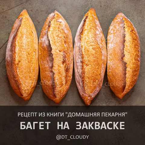 Багеты на закваске (Домашняя пекарня)