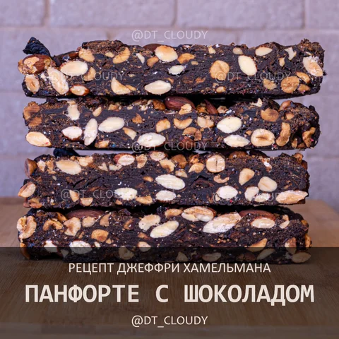 Панфорте с шоколадом