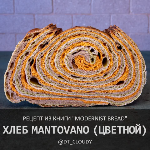 Хлеб Mantovano (цветной)