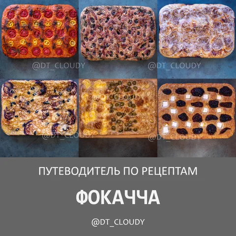 Путеводитель по фокаччам