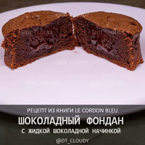 Шоколадный фондан